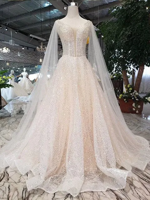 Handmade beach bridal dress wedding gowns