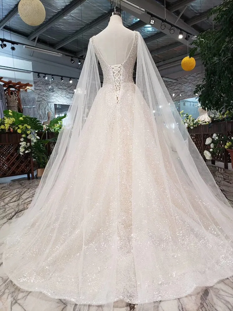 Handmade beach bridal dress wedding gowns