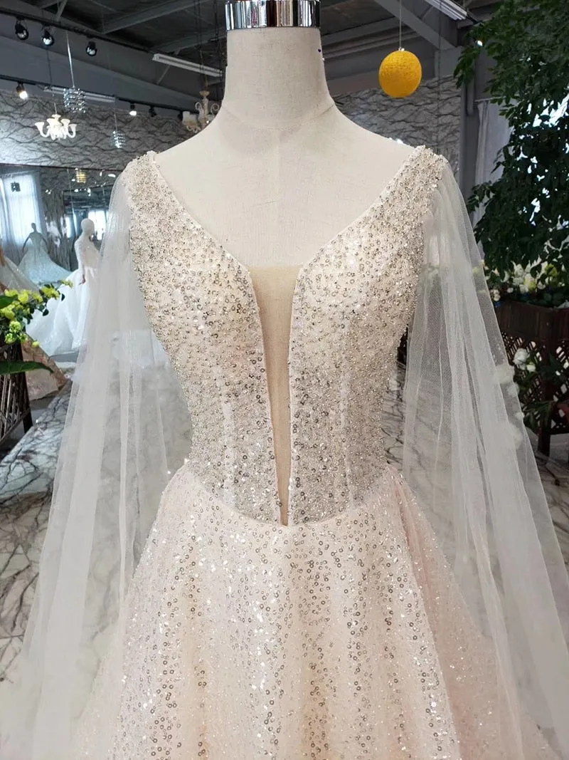 Handmade beach bridal dress wedding gowns
