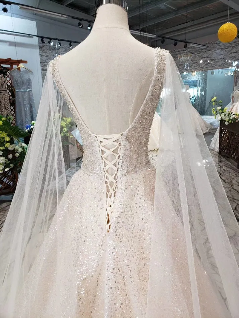 Handmade beach bridal dress wedding gowns