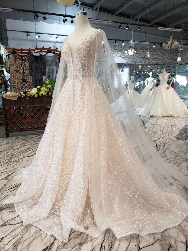 Handmade beach bridal dress wedding gowns