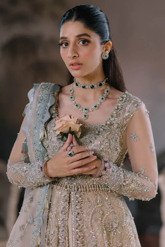 Heavily Embellished Pakistani Wedding Dress Gown Style Pishwas