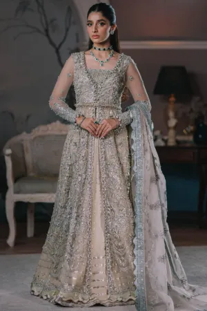 Heavily Embellished Pakistani Wedding Dress Gown Style Pishwas