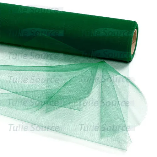Hunter Green Tulle Fabric