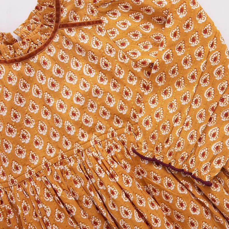 Inca Gold Tear Drop Charlie Dress