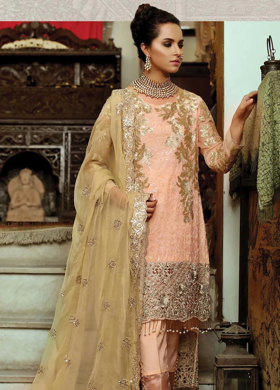 Indian party dress online shopping in USA # P2739