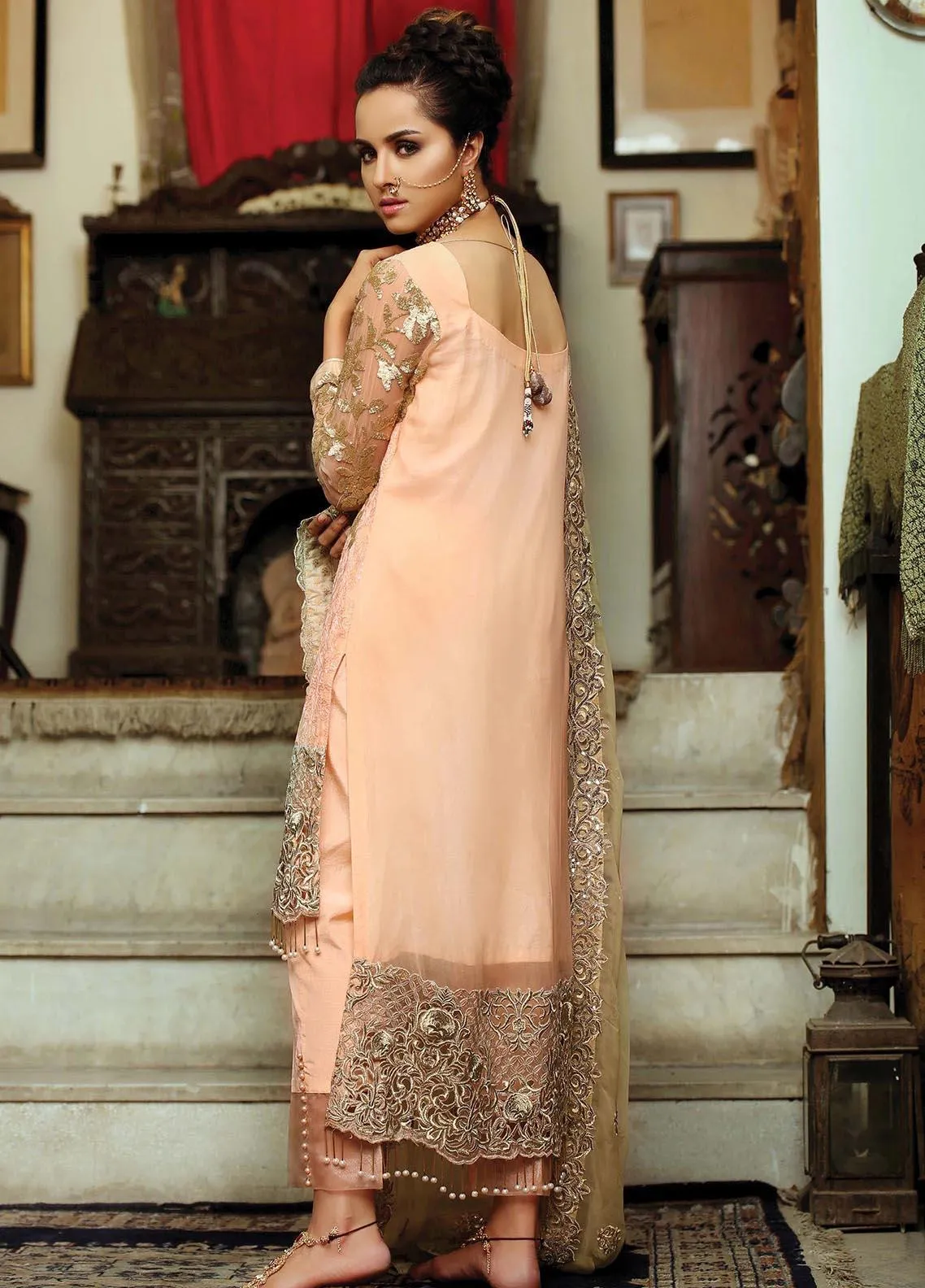 Indian party dress online shopping in USA # P2739