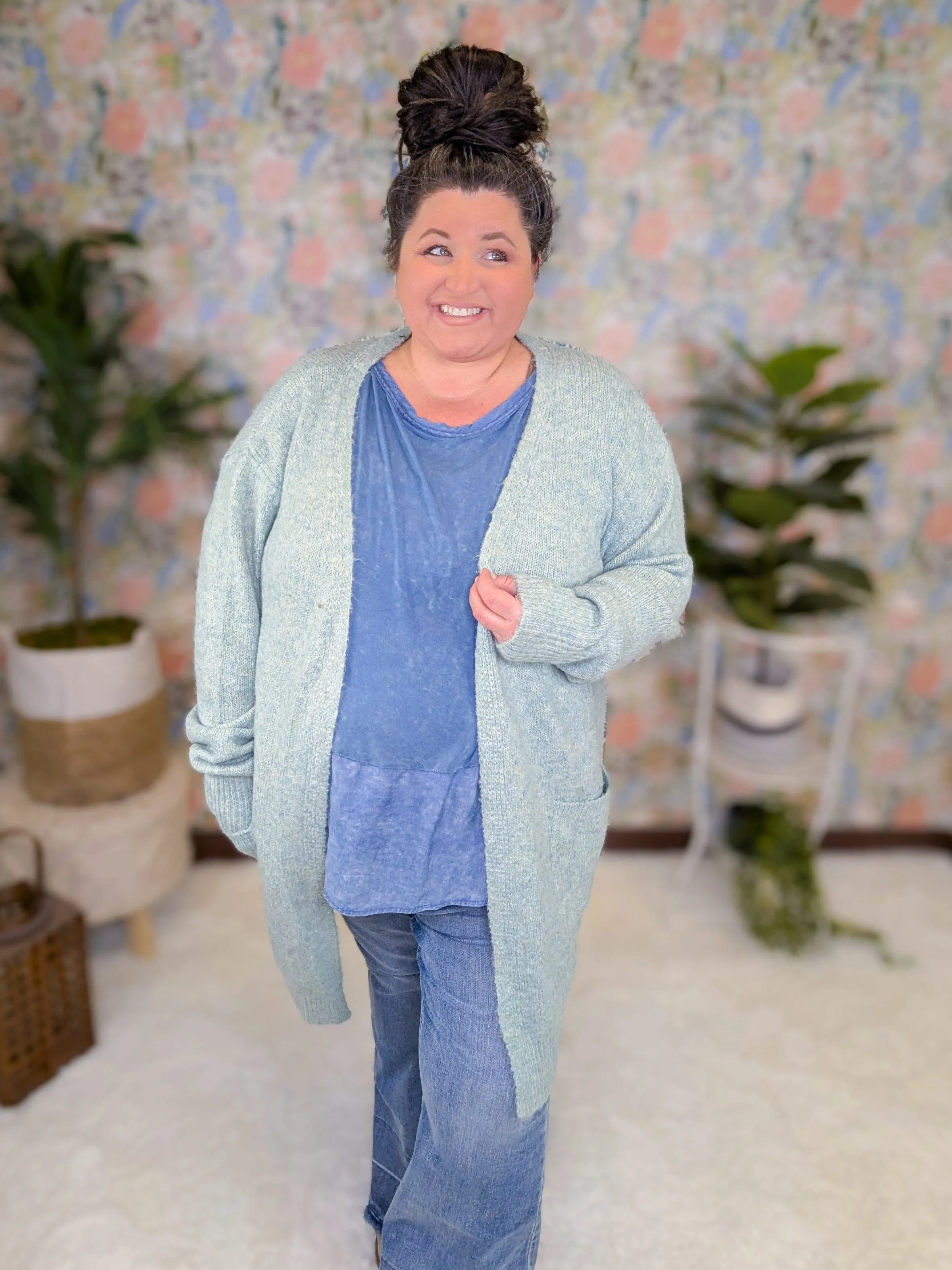 Kensington Cozy Sweater Cardigan w/Pockets (7 Colors)