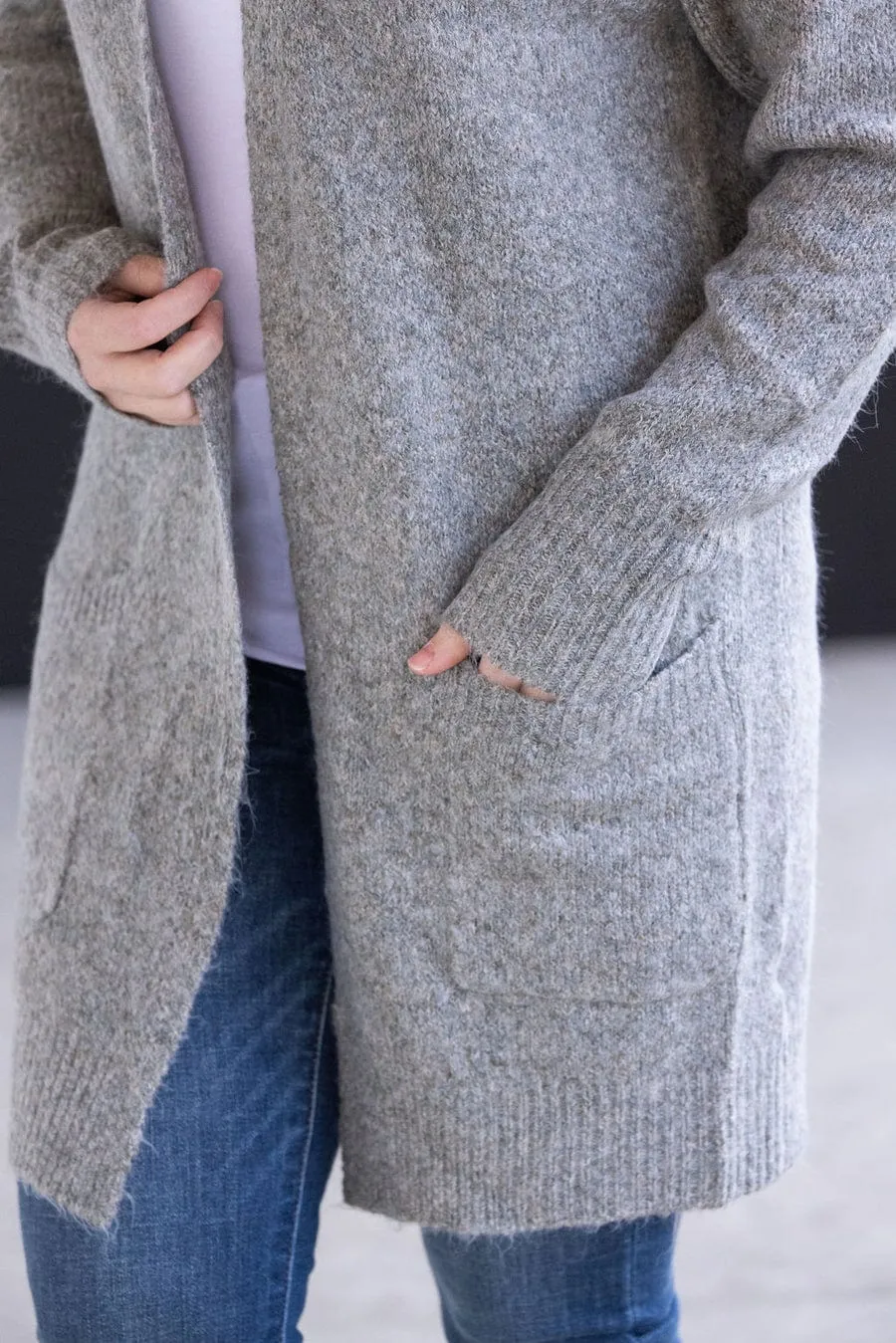 Kensington Cozy Sweater Cardigan w/Pockets (7 Colors)