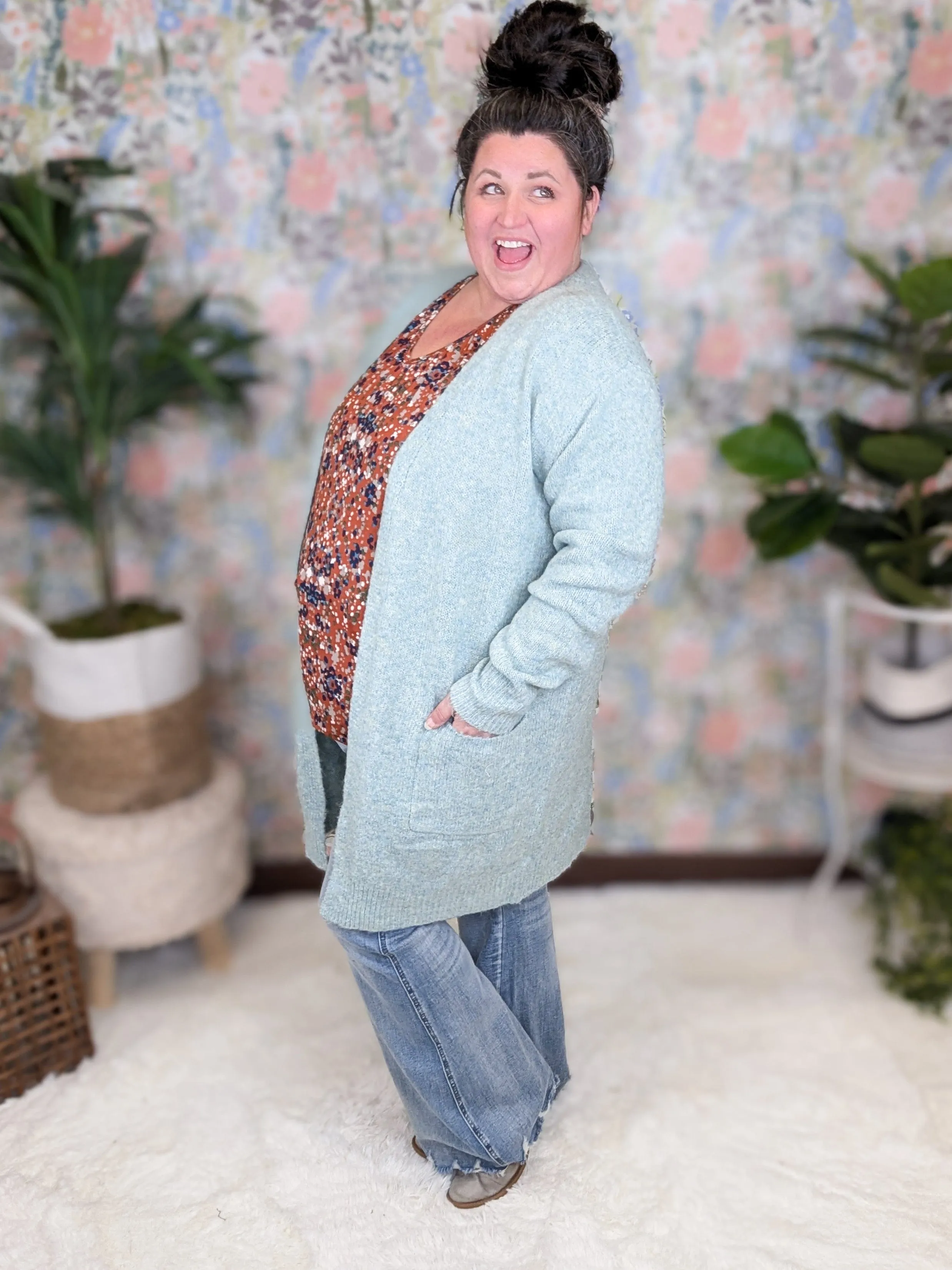 Kensington Cozy Sweater Cardigan w/Pockets (7 Colors)