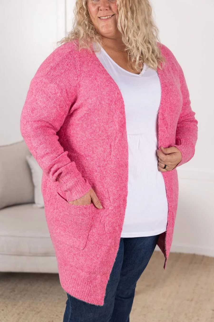 Kensington Cozy Sweater Cardigan w/Pockets (7 Colors)