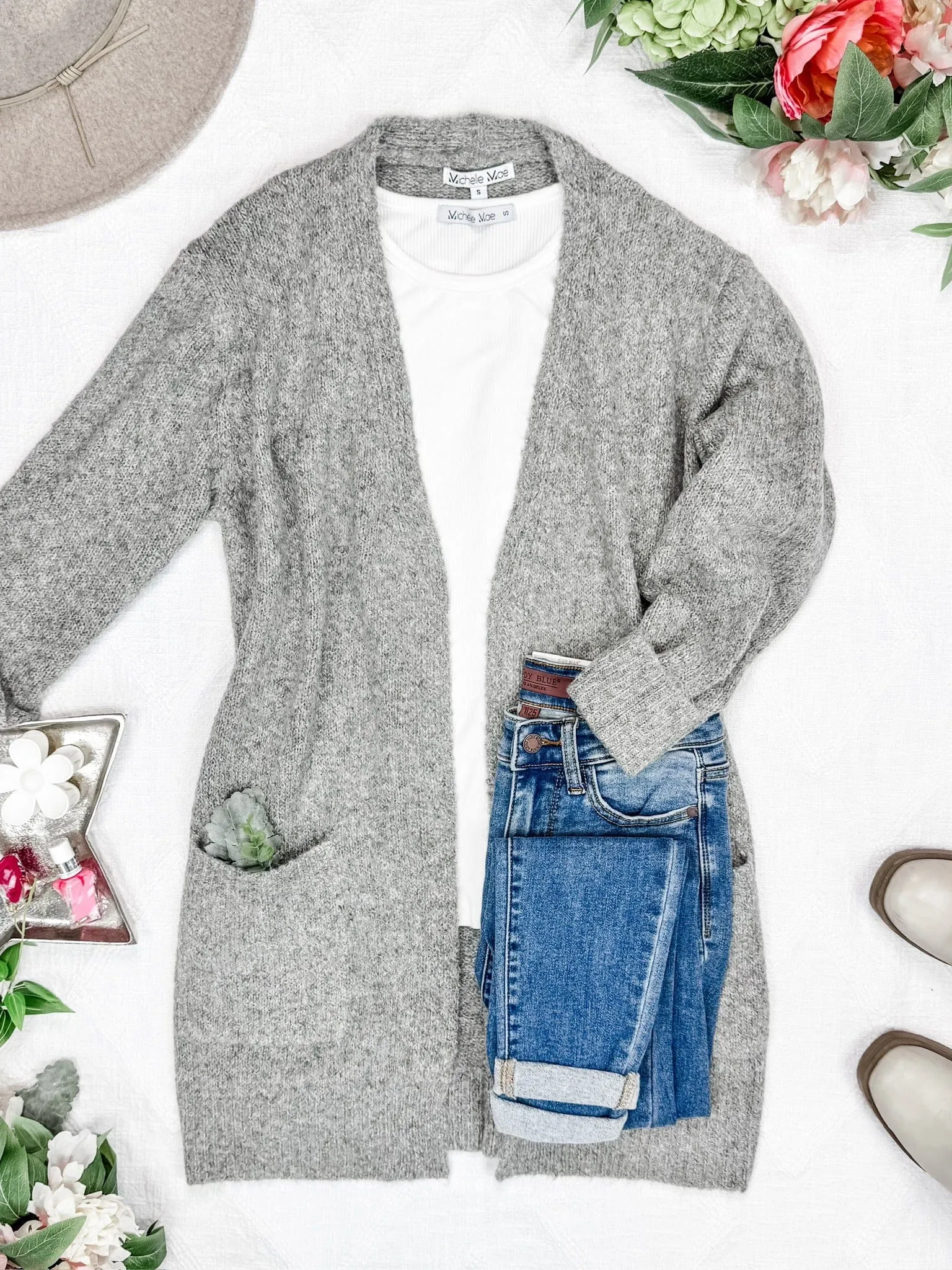 Kensington Cozy Sweater Cardigan w/Pockets (7 Colors)