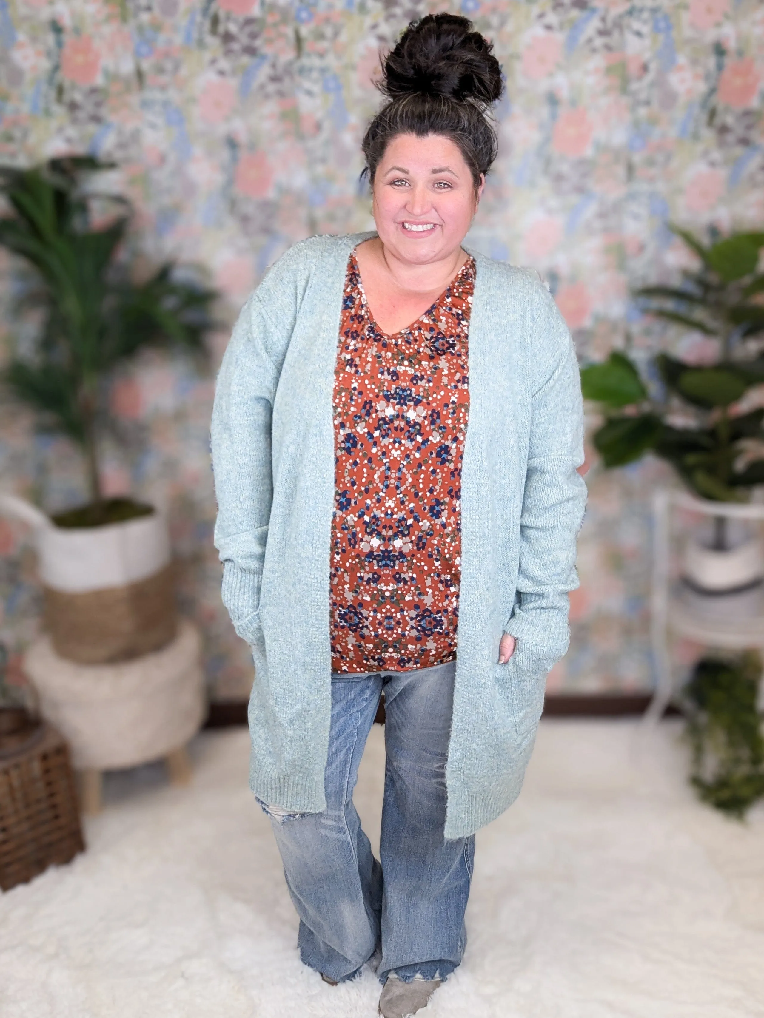Kensington Cozy Sweater Cardigan w/Pockets (7 Colors)