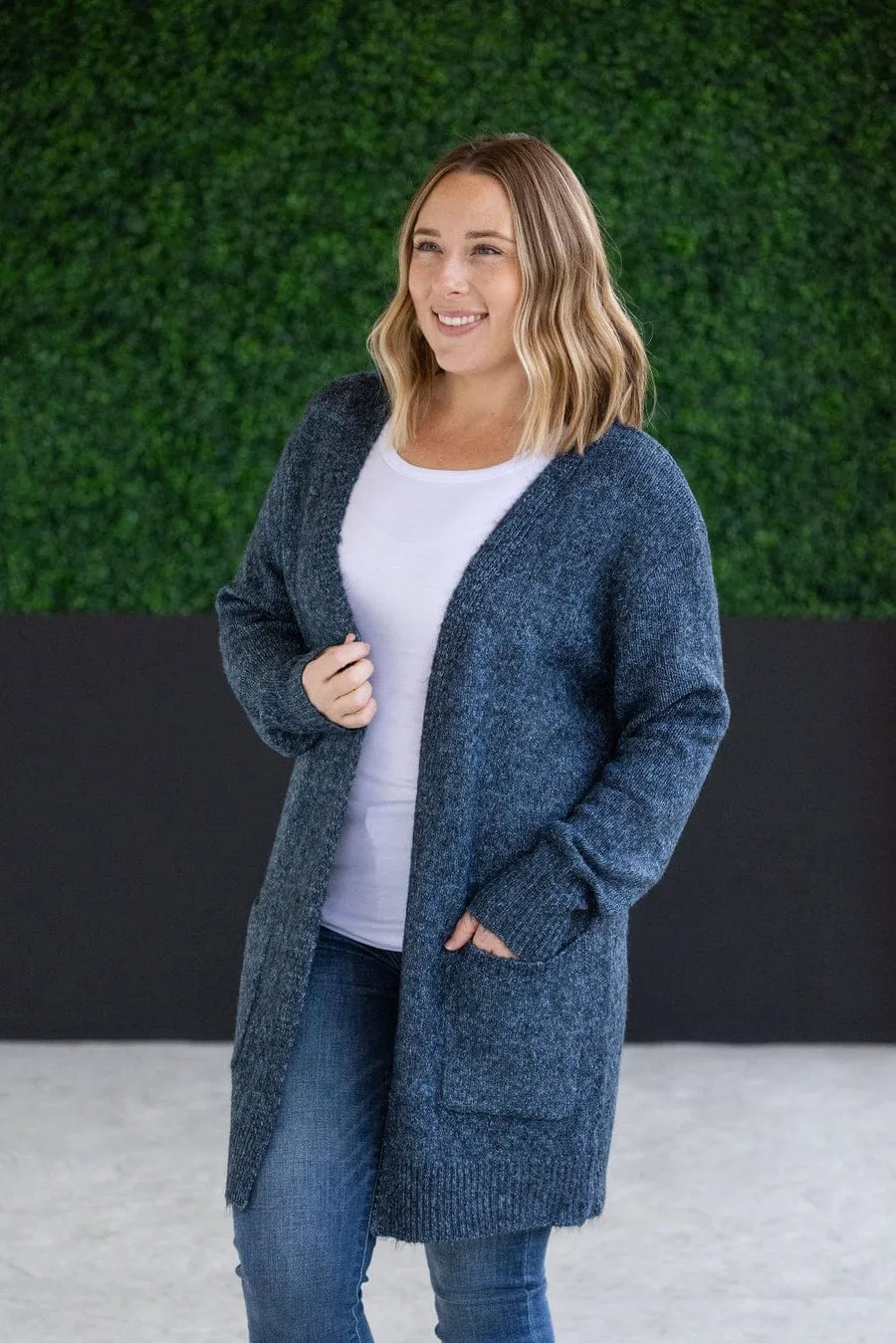 Kensington Cozy Sweater Cardigan w/Pockets (7 Colors)