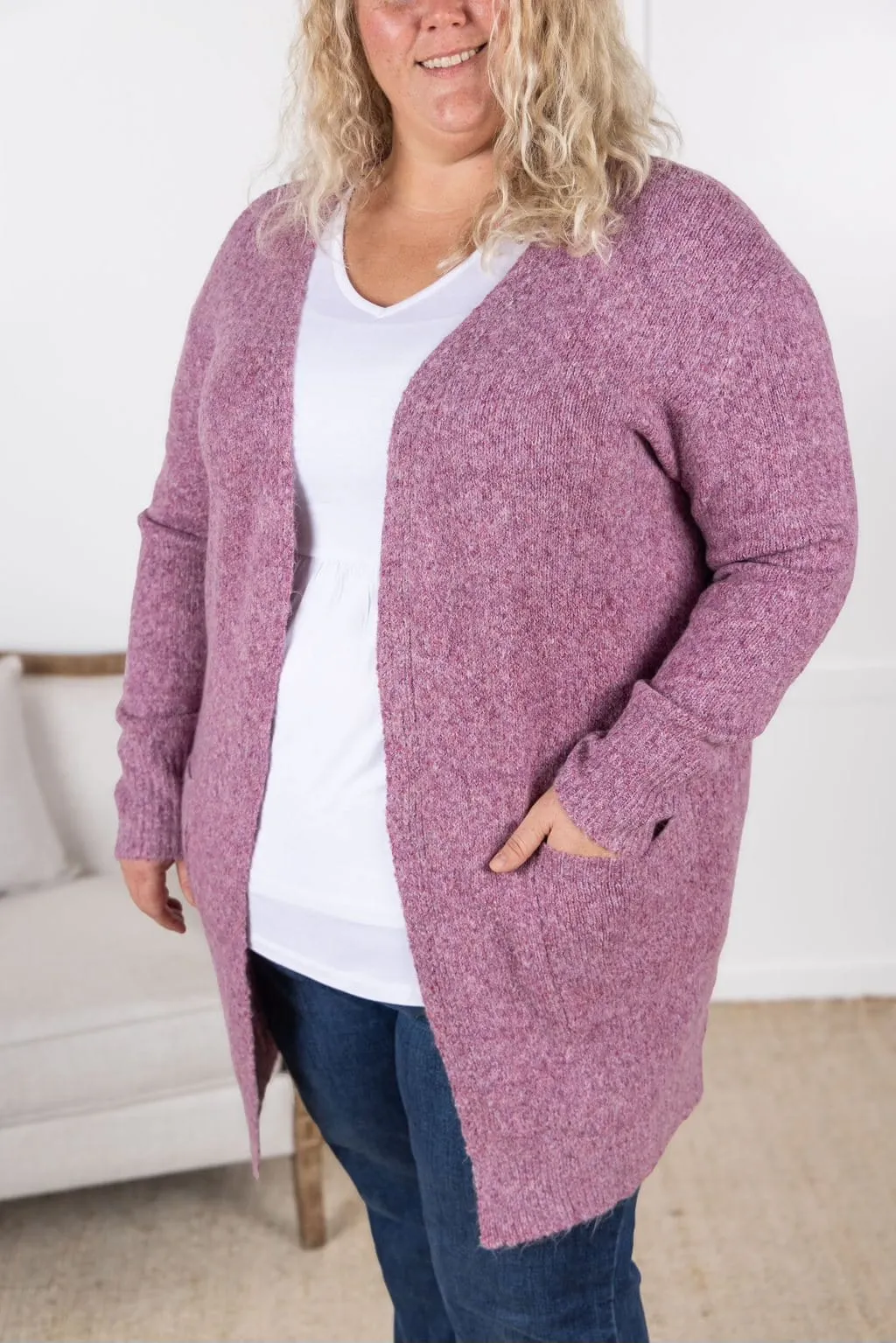 Kensington Cozy Sweater Cardigan w/Pockets (7 Colors)