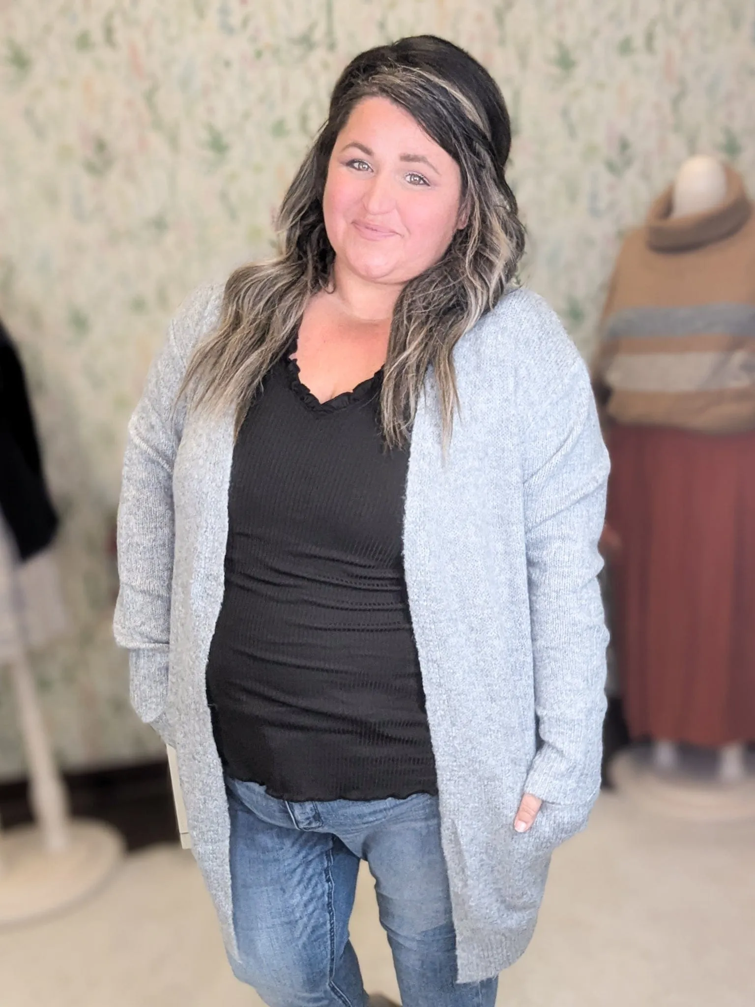Kensington Cozy Sweater Cardigan w/Pockets (7 Colors)