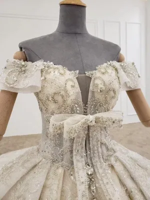 Lace Sweetheart Lace Up Back Corset Bridal Dress