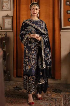 Latest Designer Salwar Kameez in Dark Blue Shade #PF298