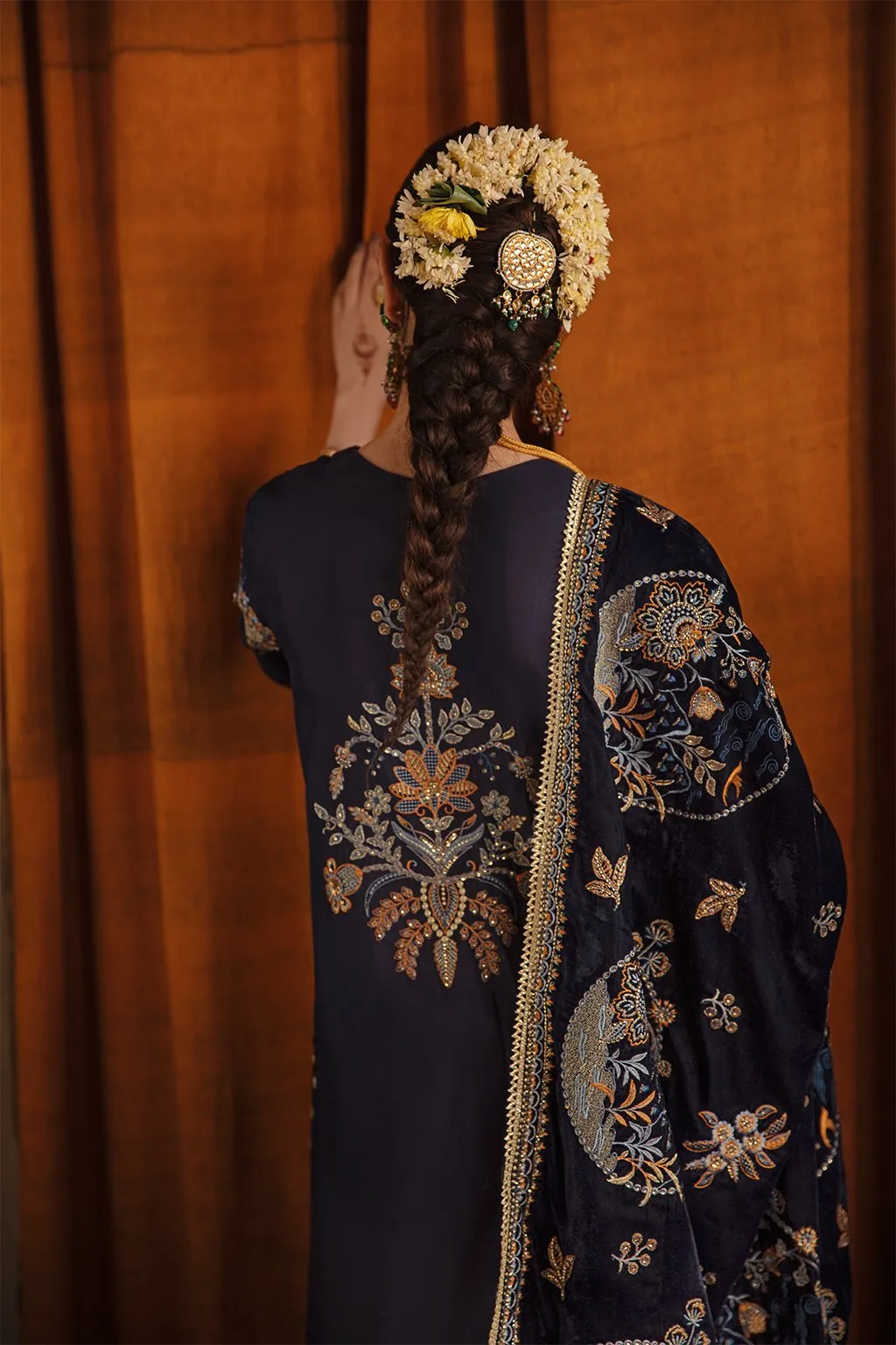 Latest Designer Salwar Kameez in Dark Blue Shade #PF298