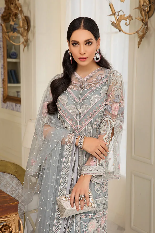 Latest Open Shirt Style Dress In Harbor Gray # P2054