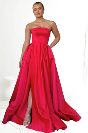 LIA STUBLLA Macie Gown (Red)