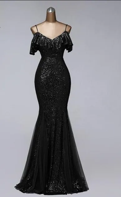 long evening gowns mermaid dress
