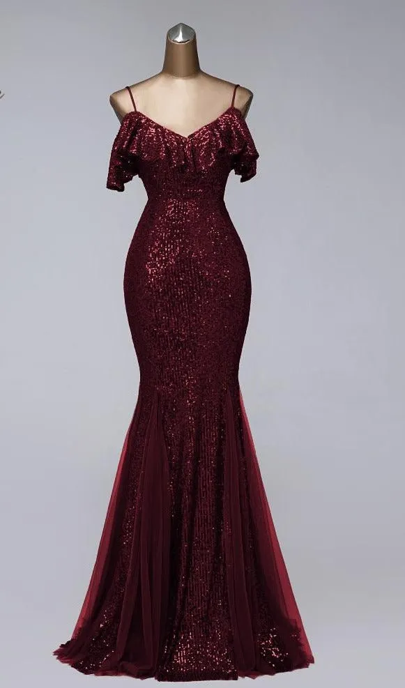 long evening gowns mermaid dress