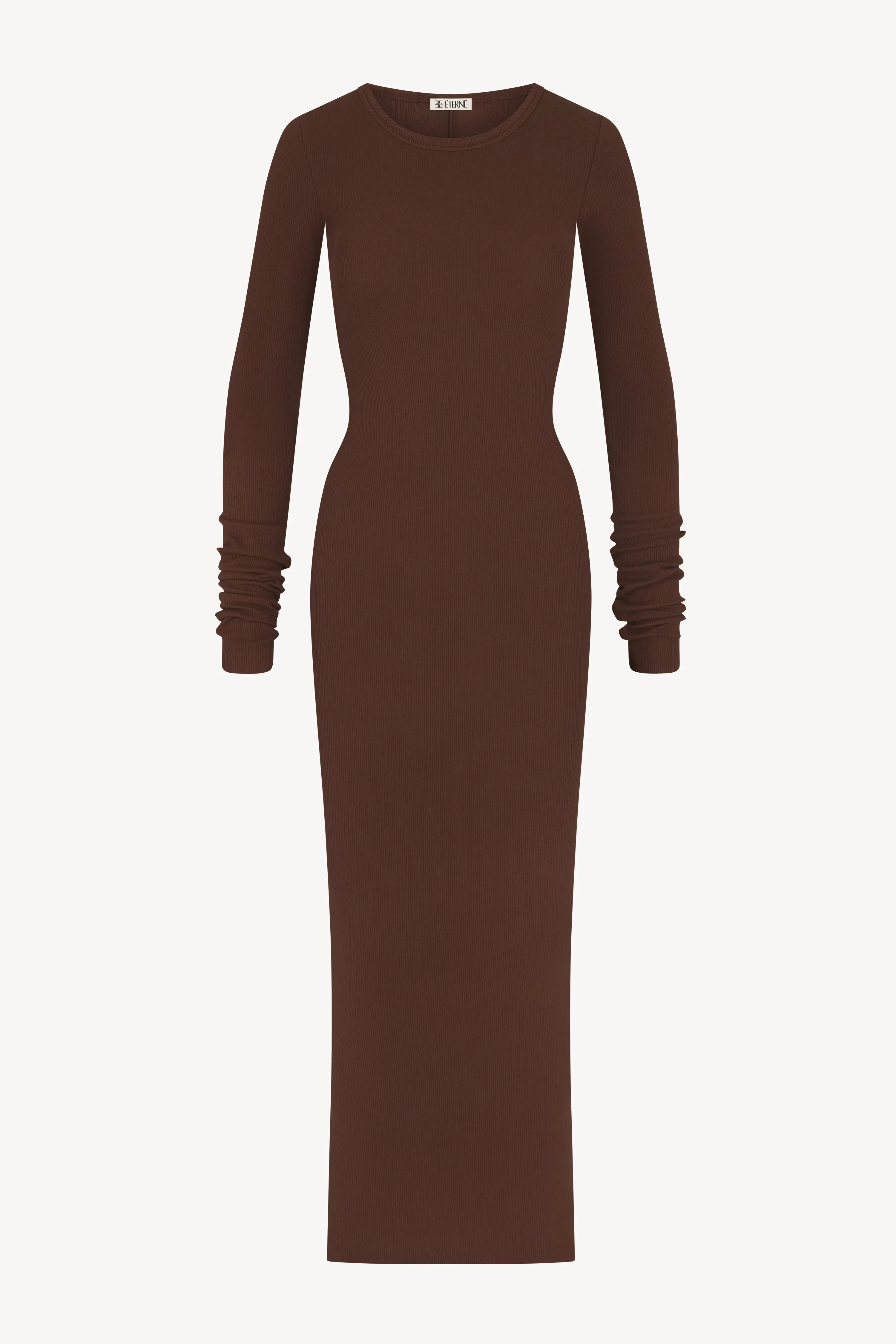 Long Sleeve Crewneck Maxi Dress