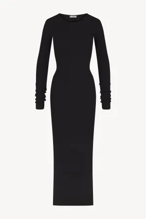 Long Sleeve Crewneck Maxi Dress
