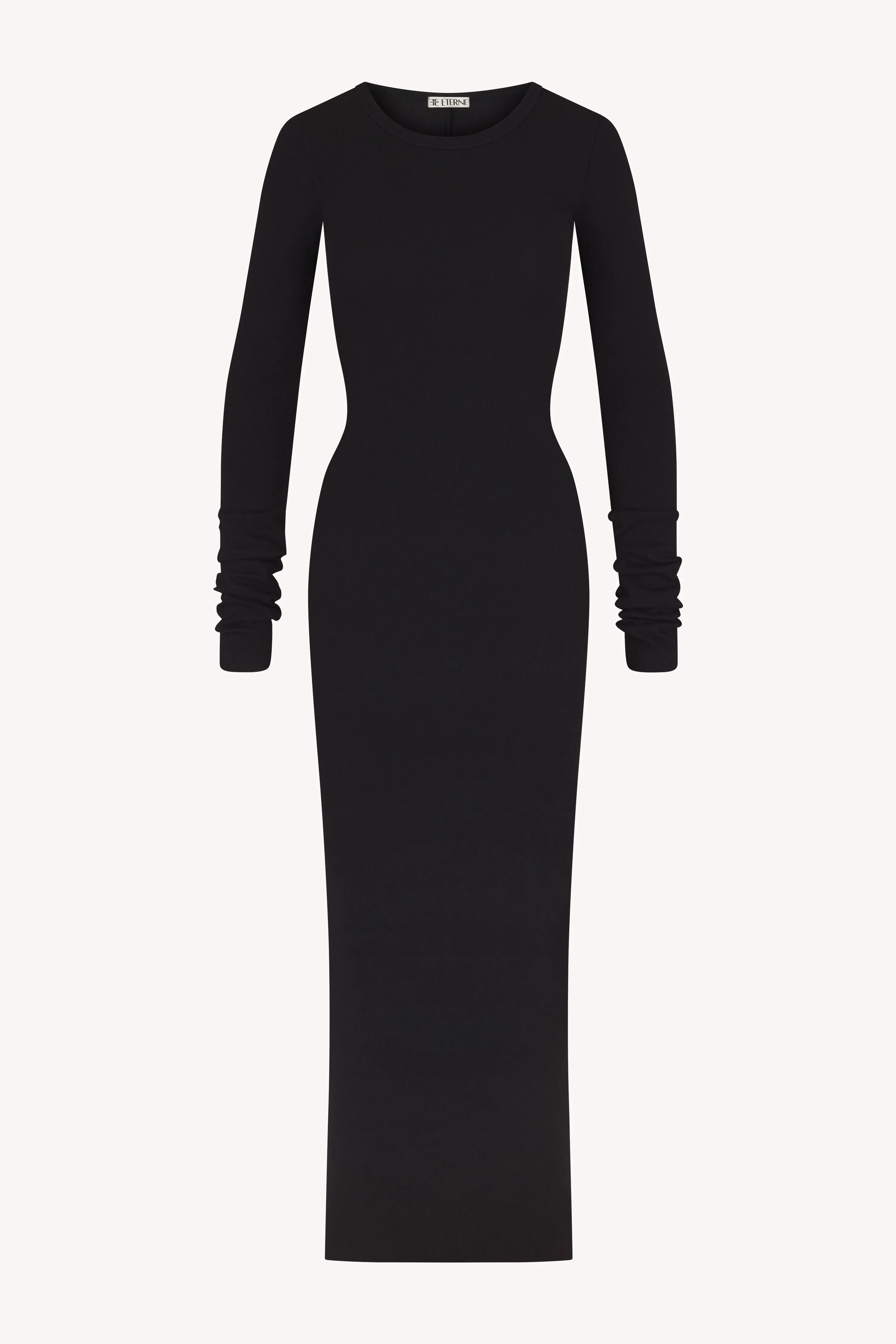Long Sleeve Crewneck Maxi Dress