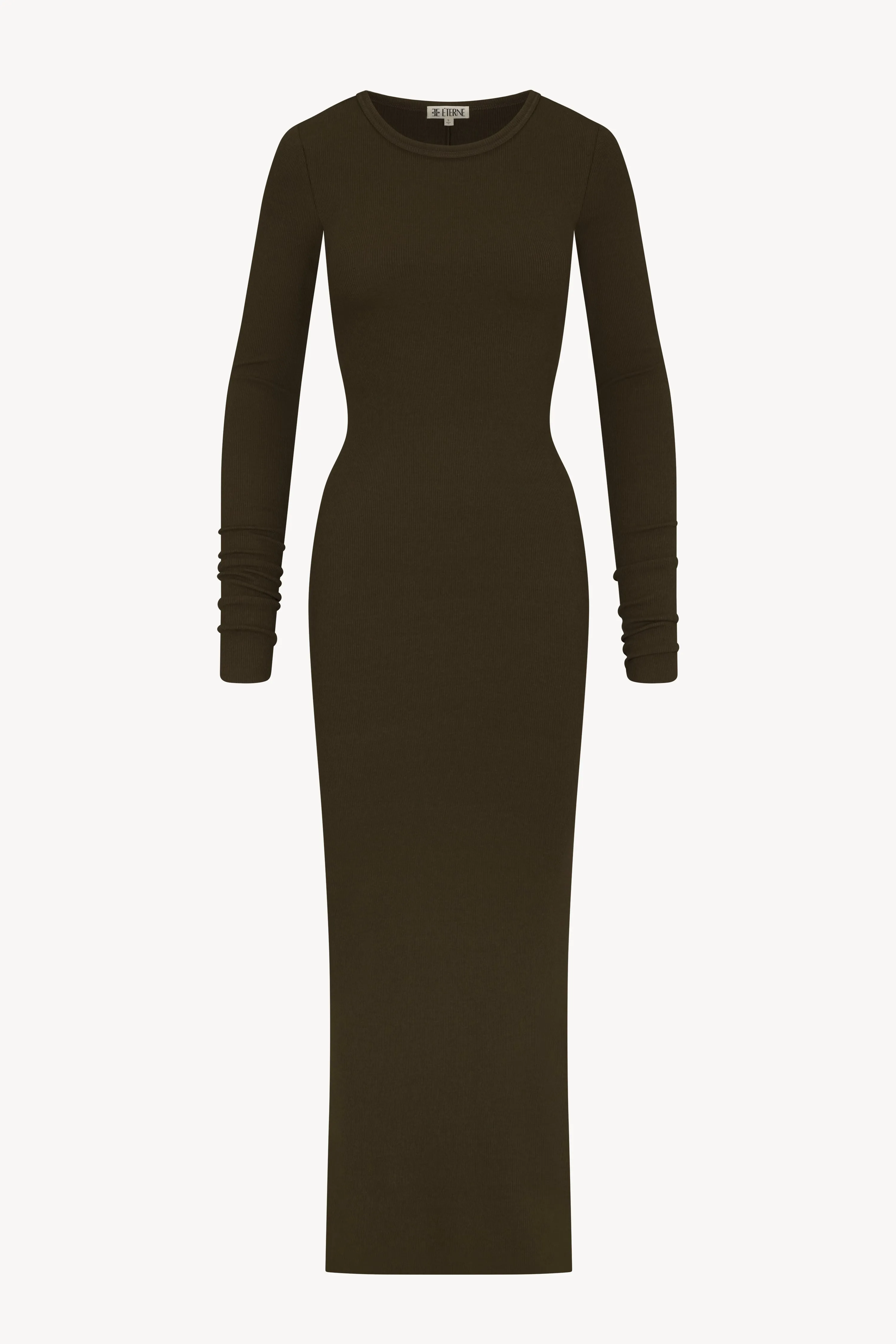Long Sleeve Crewneck Maxi Dress