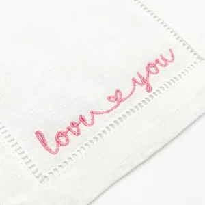 Love You Cocktail Napkins | Valentine's Day Party Decor
