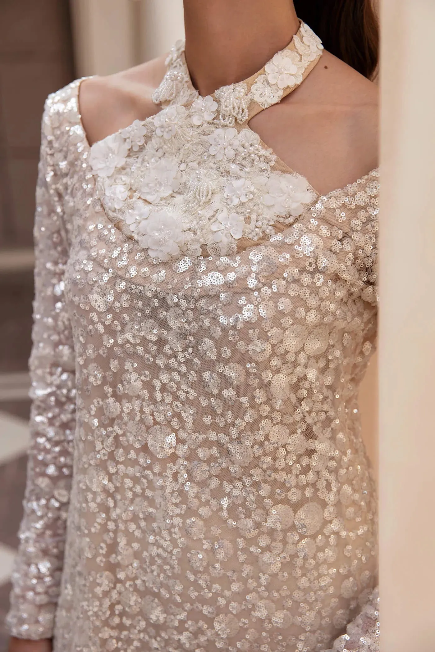 Luxury Radiant Pearl Embroidered Pakistani Wedding Dress Kameez Sharara