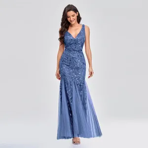 Mermaid Cocktail Party Dresses for Women Sleeveless Sequins Prom Dresses