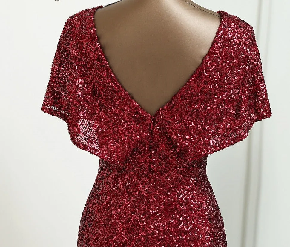mermaid evening dress