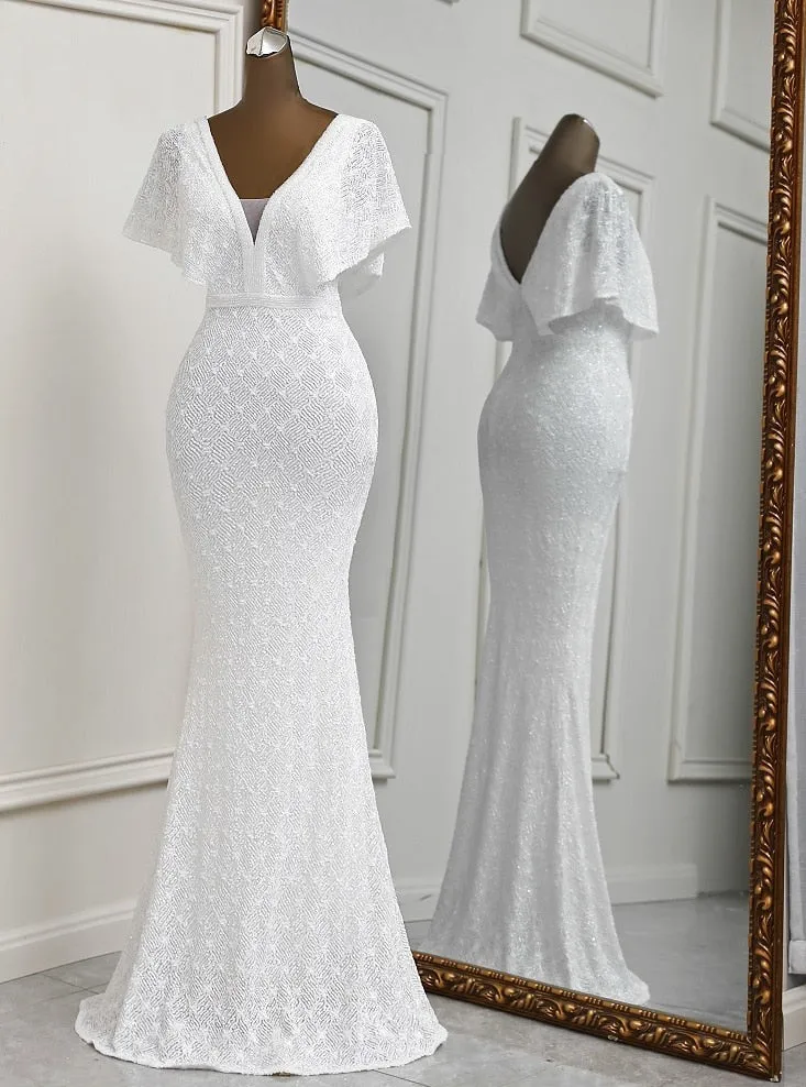 mermaid evening dress