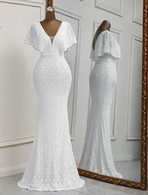 mermaid evening dress