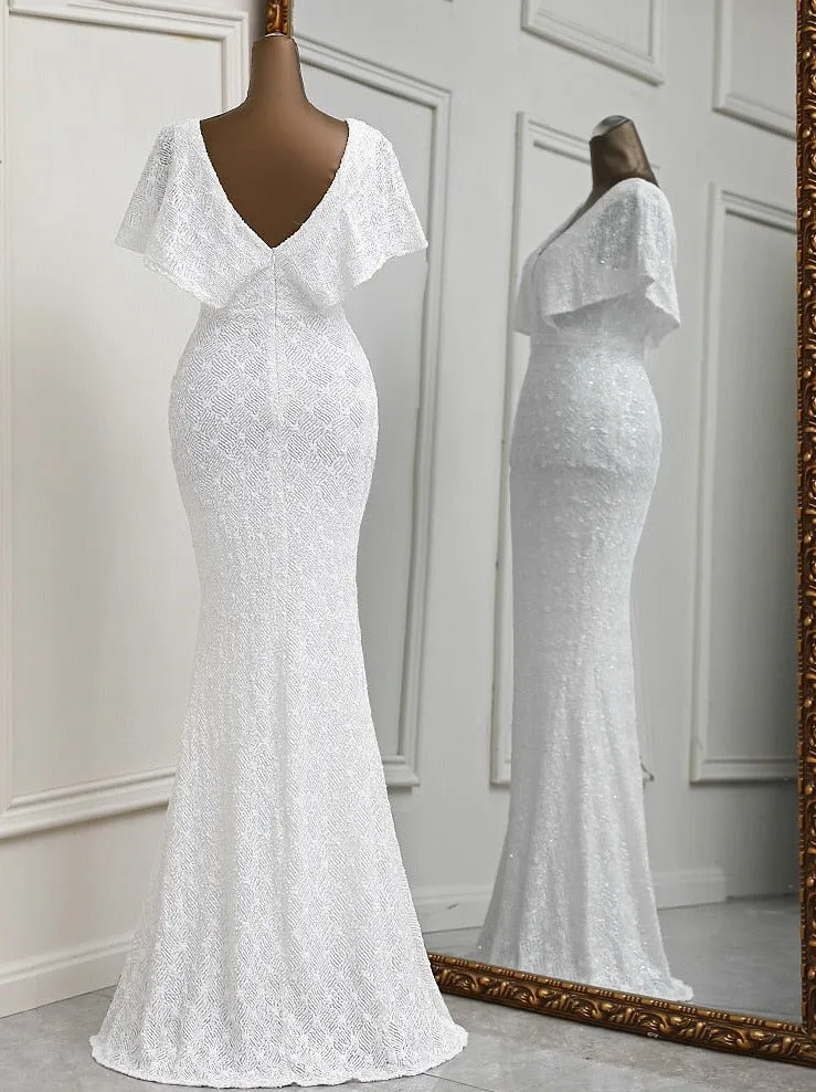 mermaid evening dress