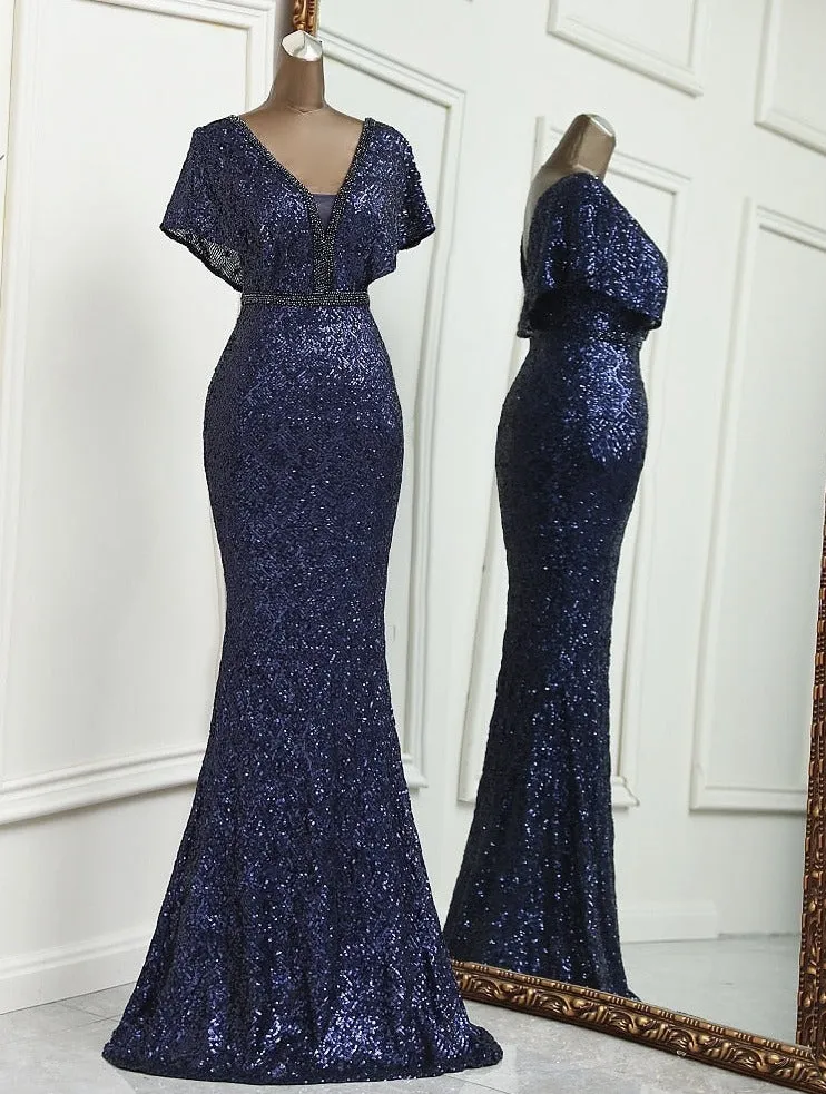 mermaid evening dress