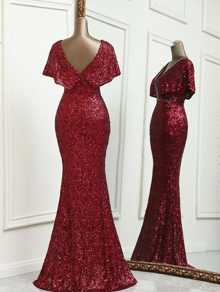 mermaid evening dress