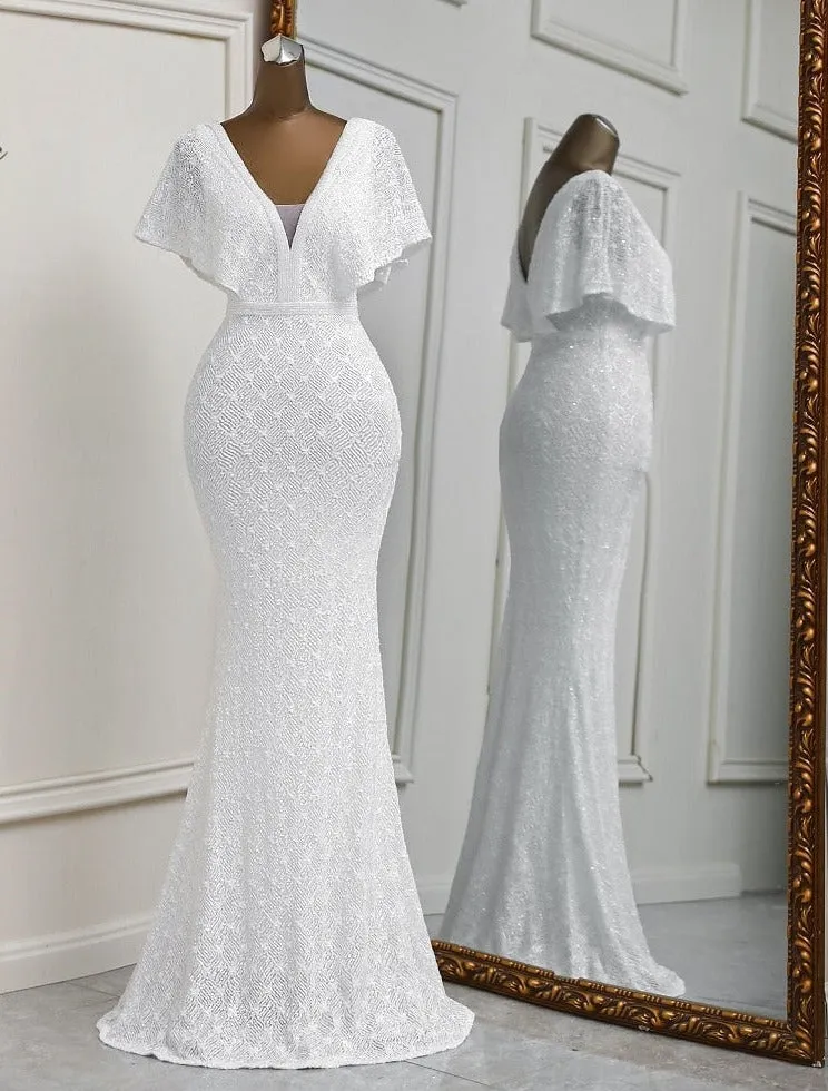 mermaid evening dress
