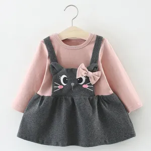 New Autumn Style Newborn Baby Girl Clothing Set Infant Rabbit Ears Suit Babies Girl Clothes