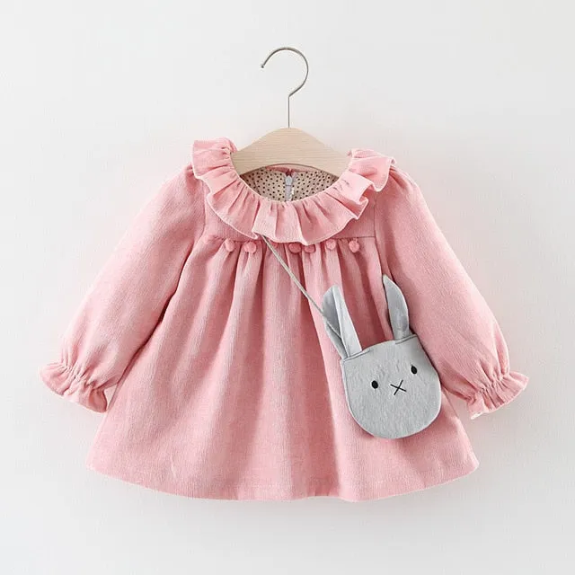 New Autumn Style Newborn Baby Girl Clothing Set Infant Rabbit Ears Suit Babies Girl Clothes