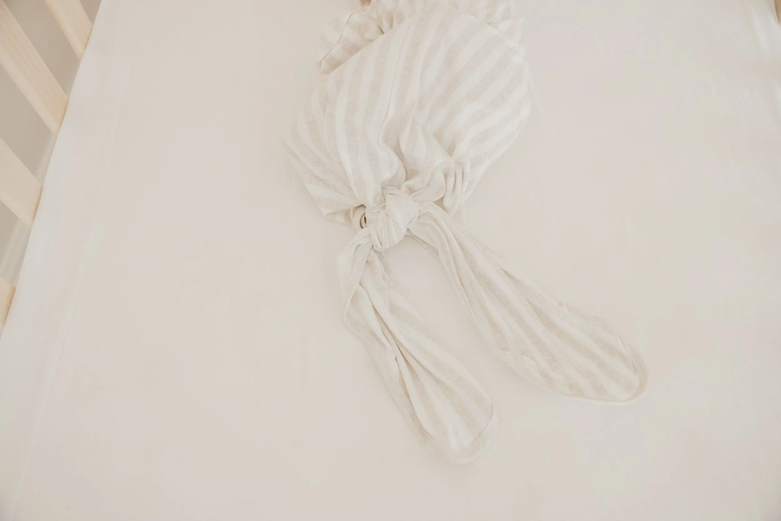 Newborn Knotted Gown - Coastal