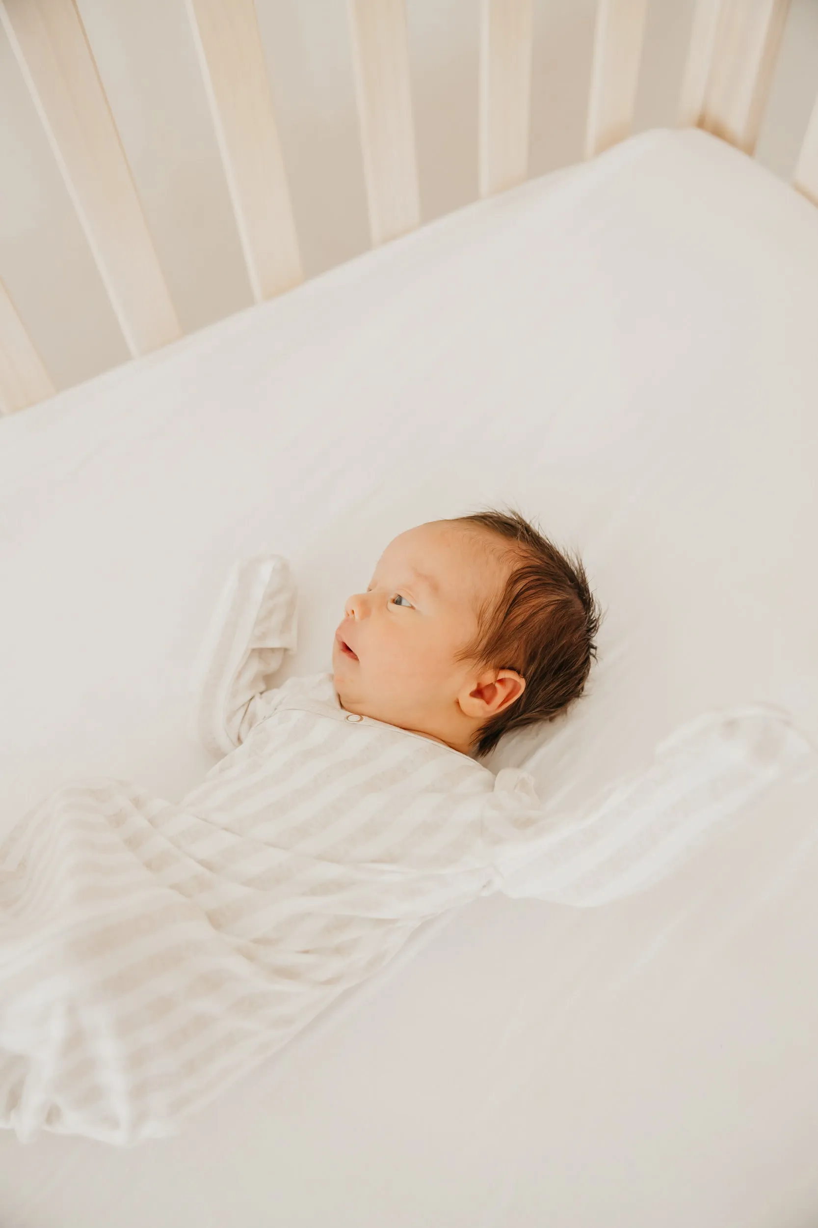 Newborn Knotted Gown - Coastal