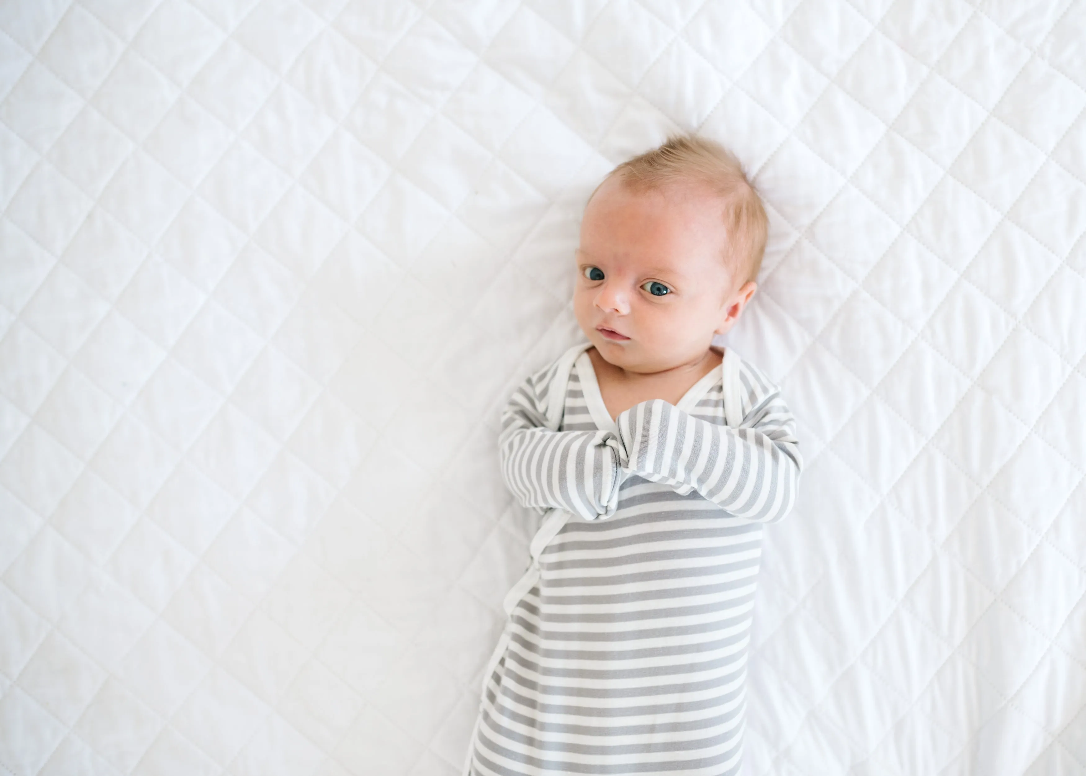 Newborn Knotted Gown - Everest