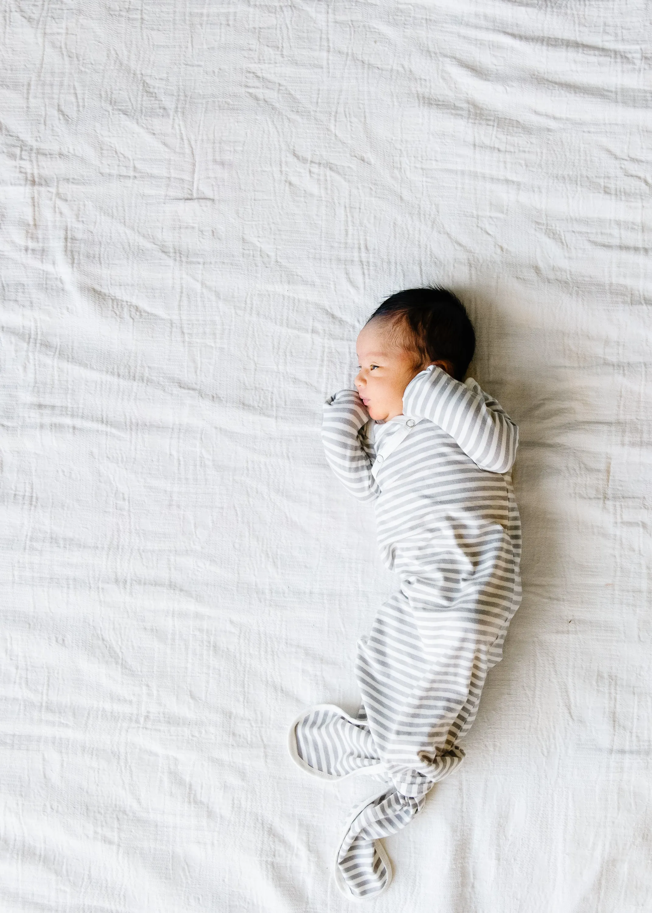 Newborn Knotted Gown - Everest