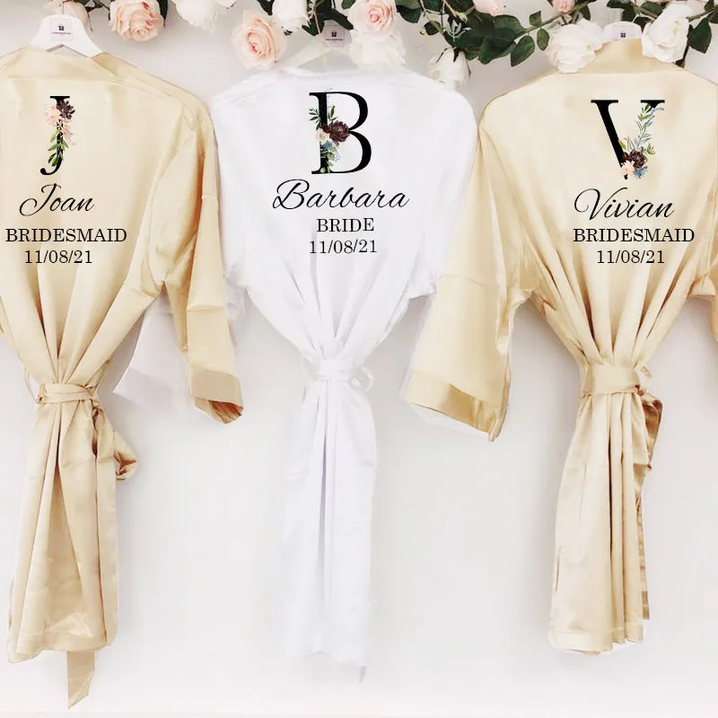Nuisette en soie à votre nom / Woman Bachelorette Preparewear
