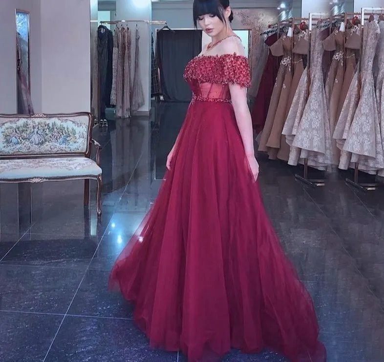 O-Neck Diamond Sequins Sexy Evening Dresses