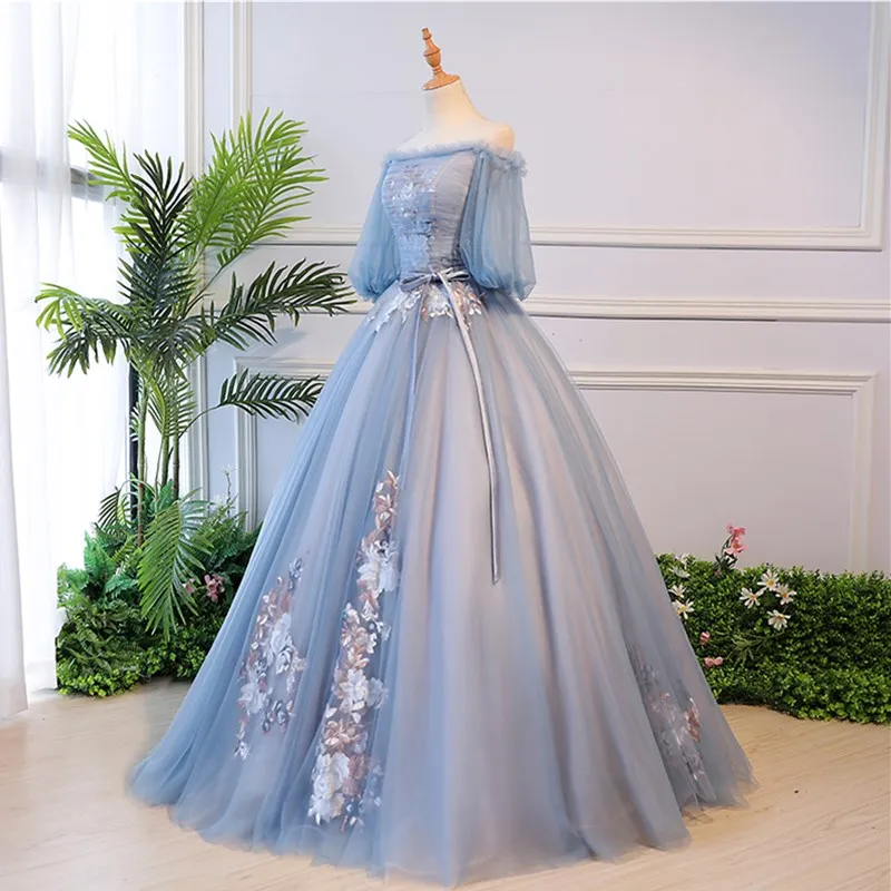 Off Shoulder Evening Gowns